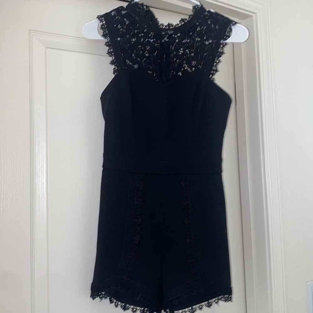 Black romper size small